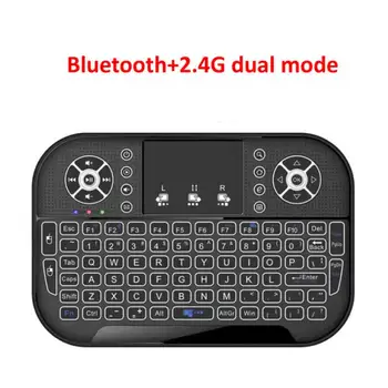 A8 Мини Bluetooth Клавиатура Высокочувствительный сенсорный шаблон 2,4 G Двухрежимный ручной пульт дистанционного управления накладкой для Windows TV Изображение 2