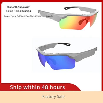 Наушники, солнцезащитные очки, Велосипедная гарнитура UV400, Bluetooth 5.0, умные очки, блокирующие синие лучи, Спортивные стереодинамики, музыка Изображение 2