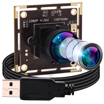 ELP 2 мегапикселя 1080P 30 кадров в секунду H.264 Модуль камеры Широкоугольный объектив 170 градусов при низкой освещенности мини-ПК веб-камера с датчиком So ny IMX322