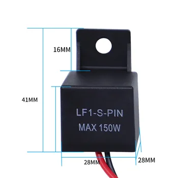 Линия LF1-S-PIN2 вместо 3-проводной светодиодной лампы, обычная лампа с проводным мигающим реле 10 шт. Изображение 2